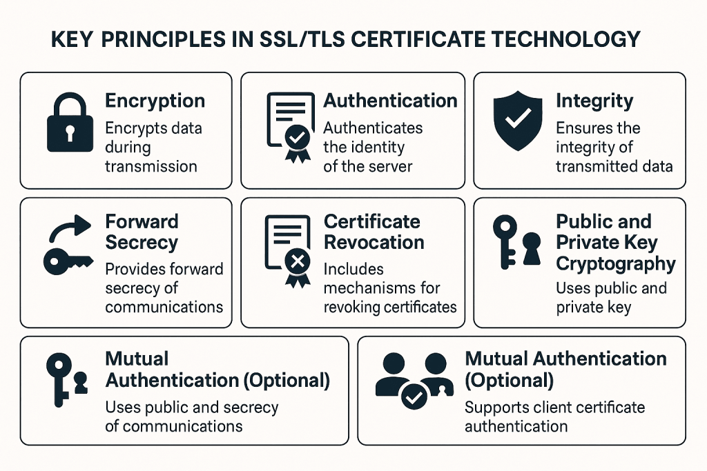 key principles in SSL/TLS certificate technology