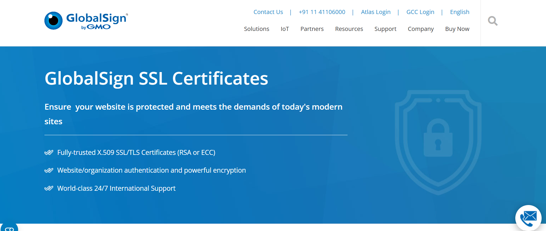 Globalsign SSL Home Page