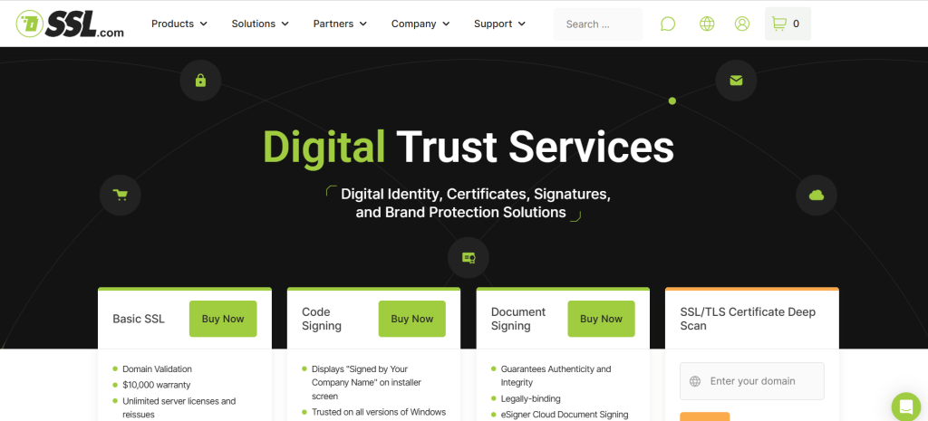 SSL.com home page