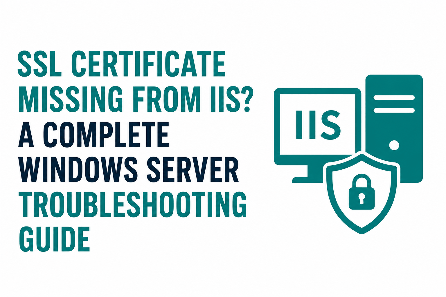 IIS SSL Certificate Not Showing: Diagnosis, Bindings & Private Key Fixes