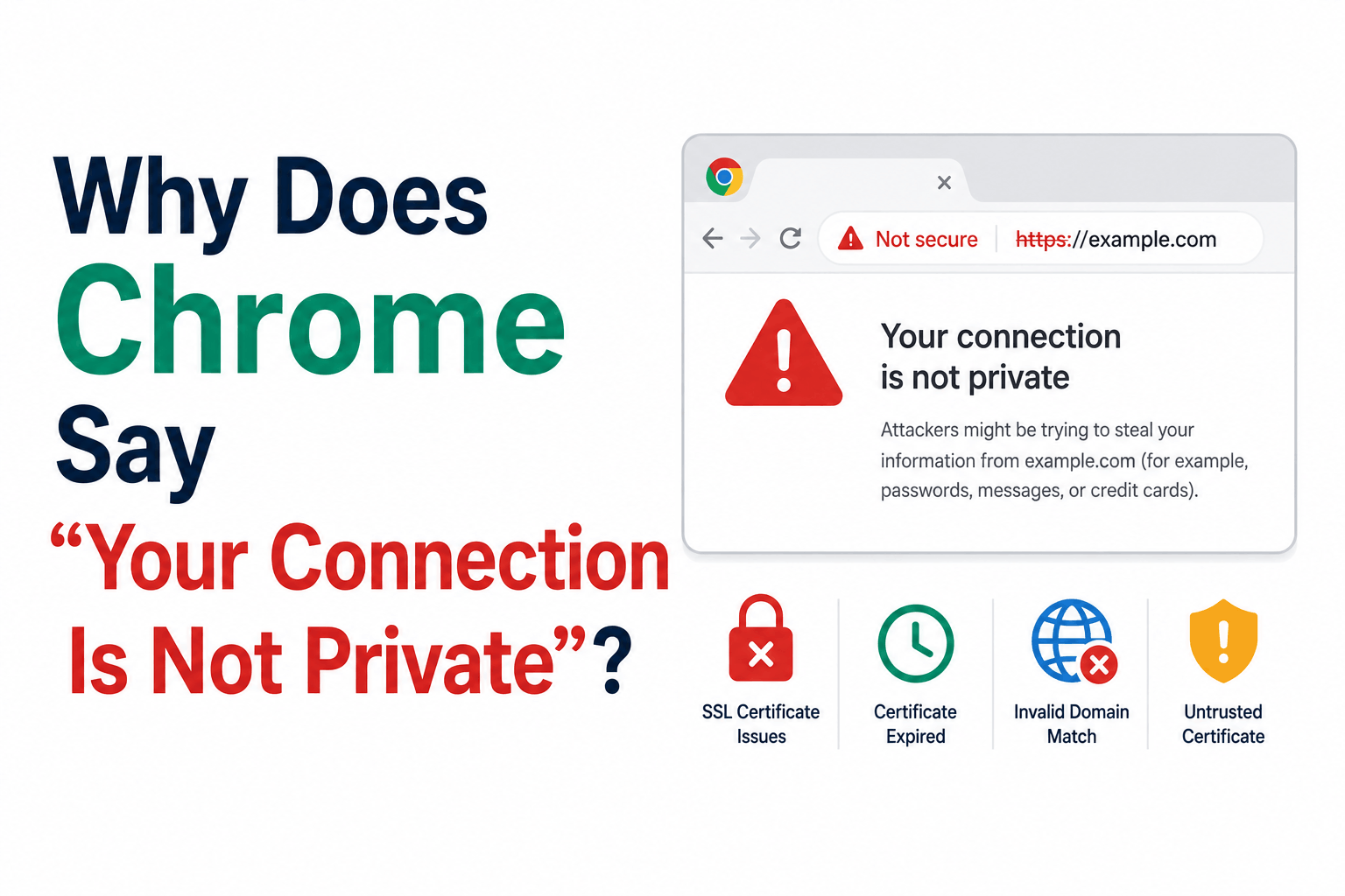Your Connection Is Not Private: How to Fix the Error