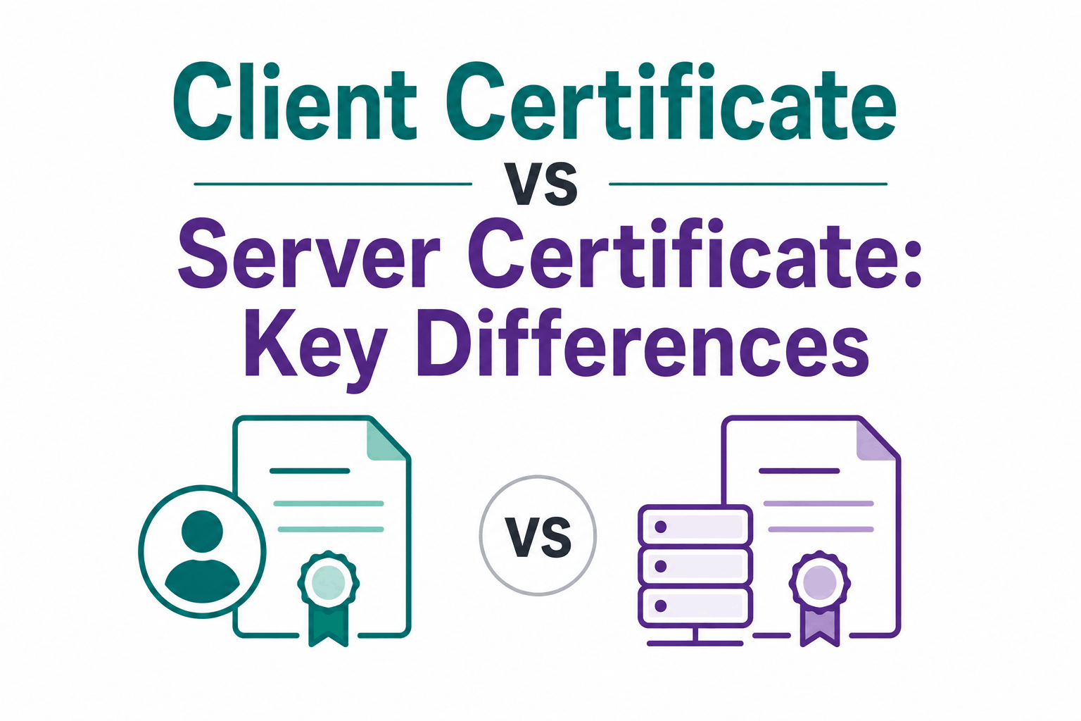 Client vs Server Certificate: How TLS Authentication Works