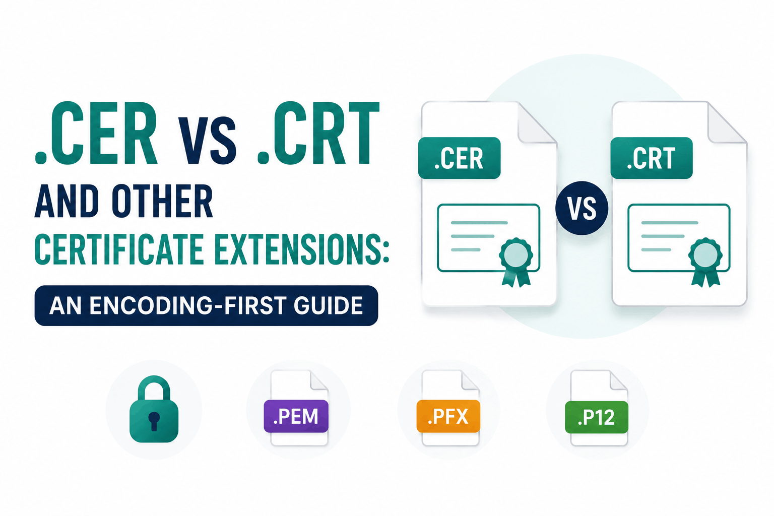 The Difference Between .CER and .CRT (and Every Other Certificate Extension): An Encoding-First Guide