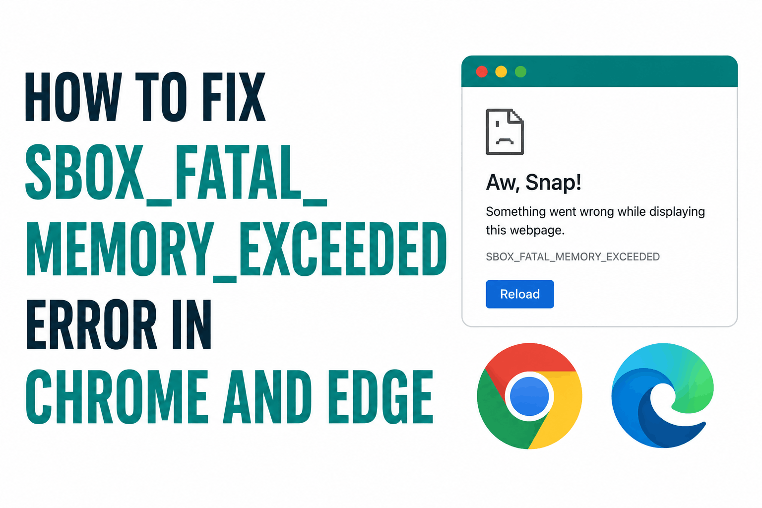 SBOX_FATAL_MEMORY_EXCEEDED: Causes, Analysis & Fixes for Chrome and Edge