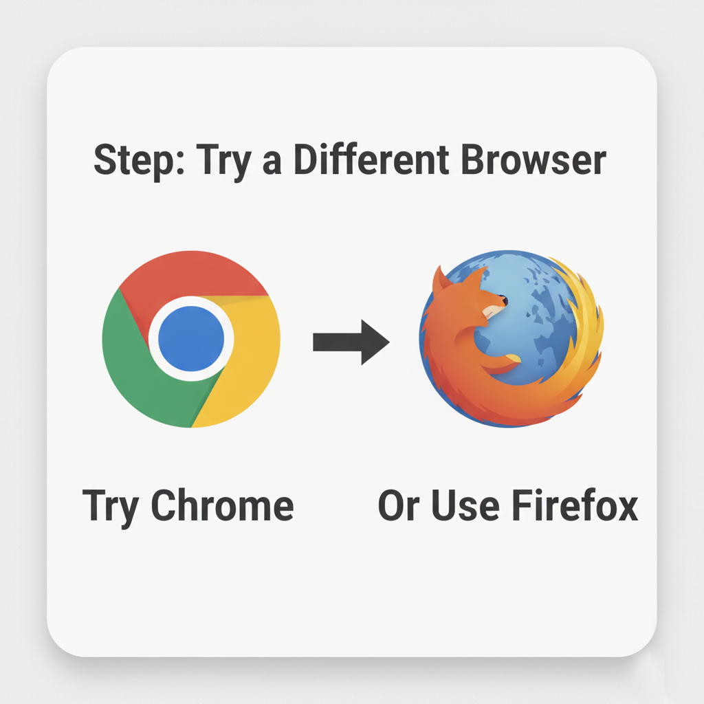 Try a Different Browser or Device