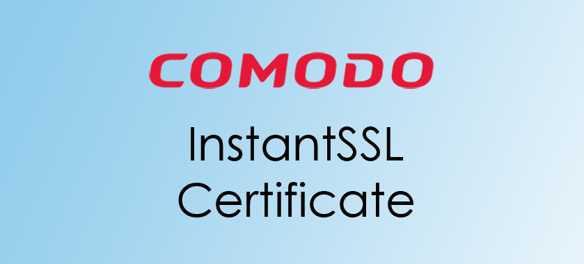 Comodo InstantSSL Certificate