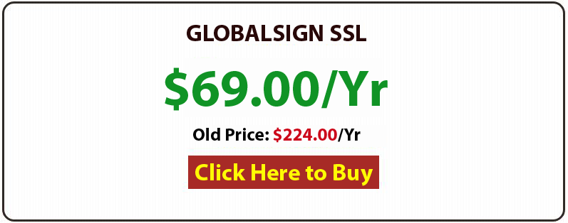 GlobalSign discount