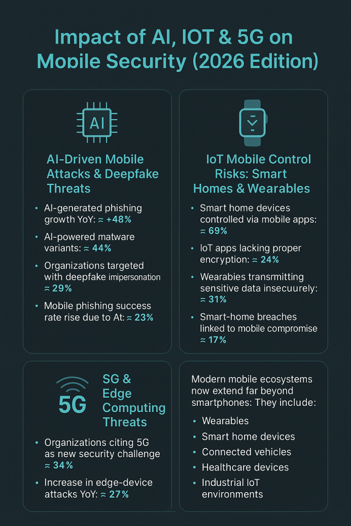 Impact of AI, IoT & 5G on Mobile Security