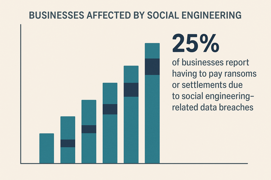 25% of organizations say they have had to pay ransoms