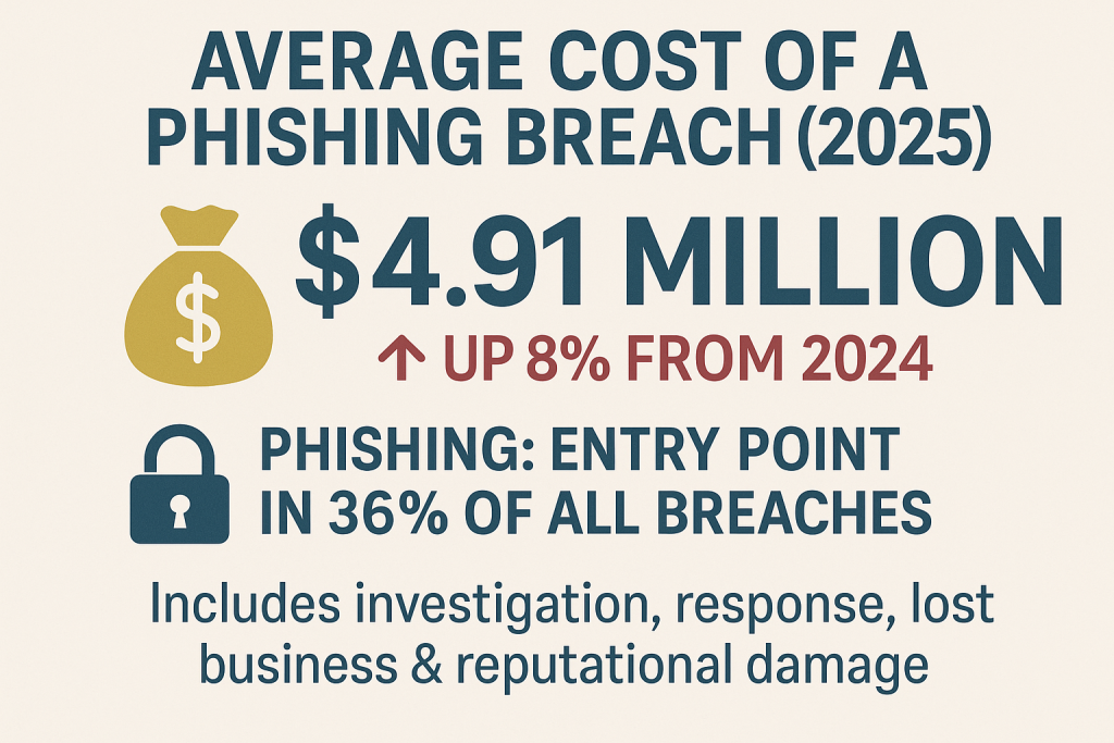Average Cost of a Phishing Breach