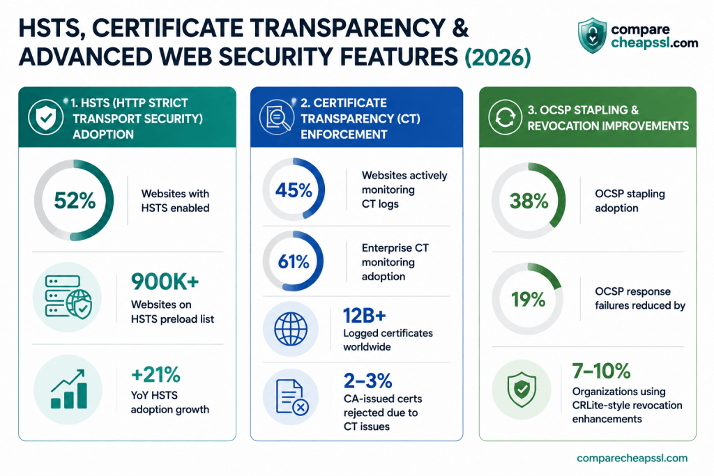 HSTS, Certificate Transparency & Advanced Web Security Features