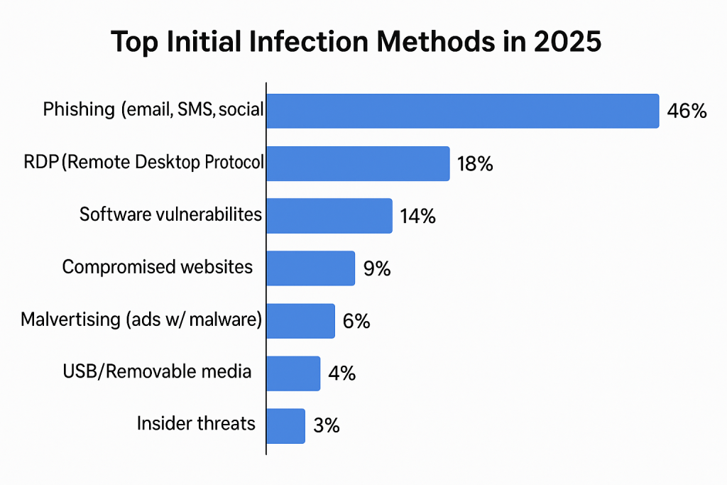 Top Initial Infection Methods