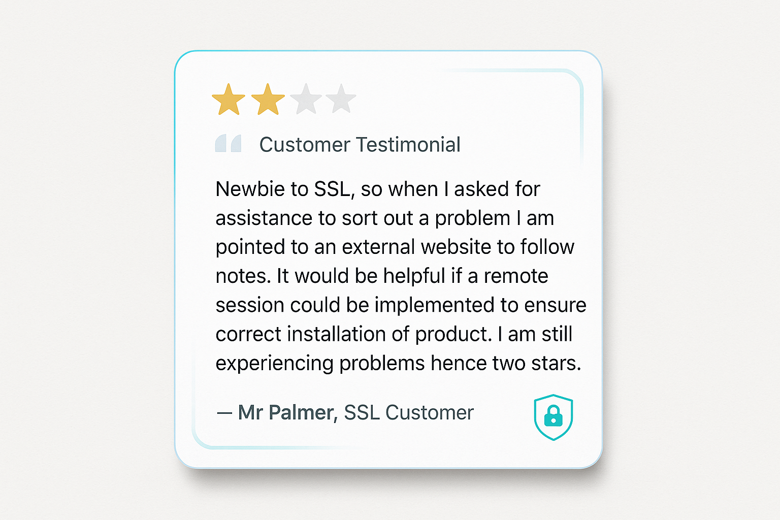 Comodo SSL Review 2 Stars Comodo SSL Review 2 Stars