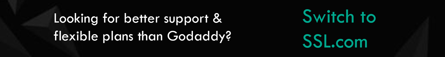 Godaddy SSL Alternative