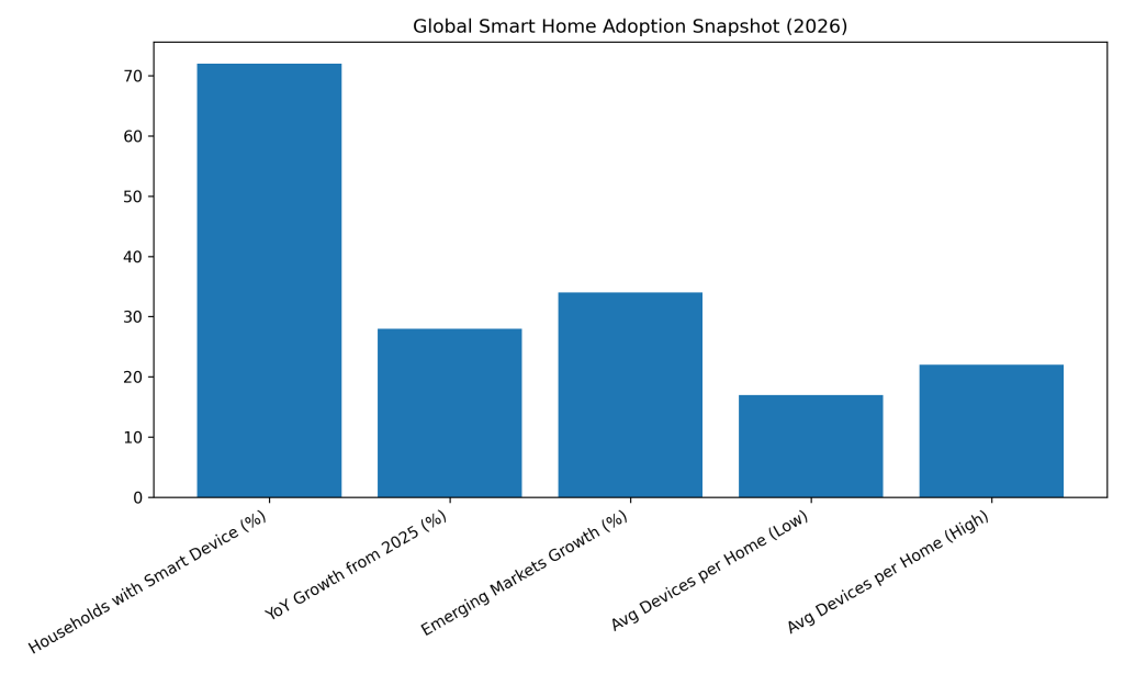 Global Smart Home Adoption Snapshot 2026 