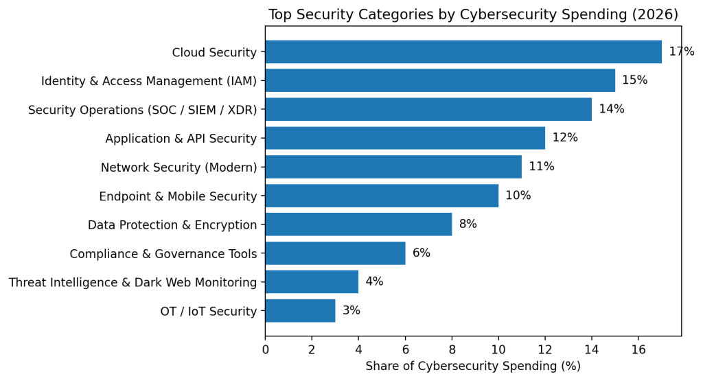 Top Security Categories by Spending