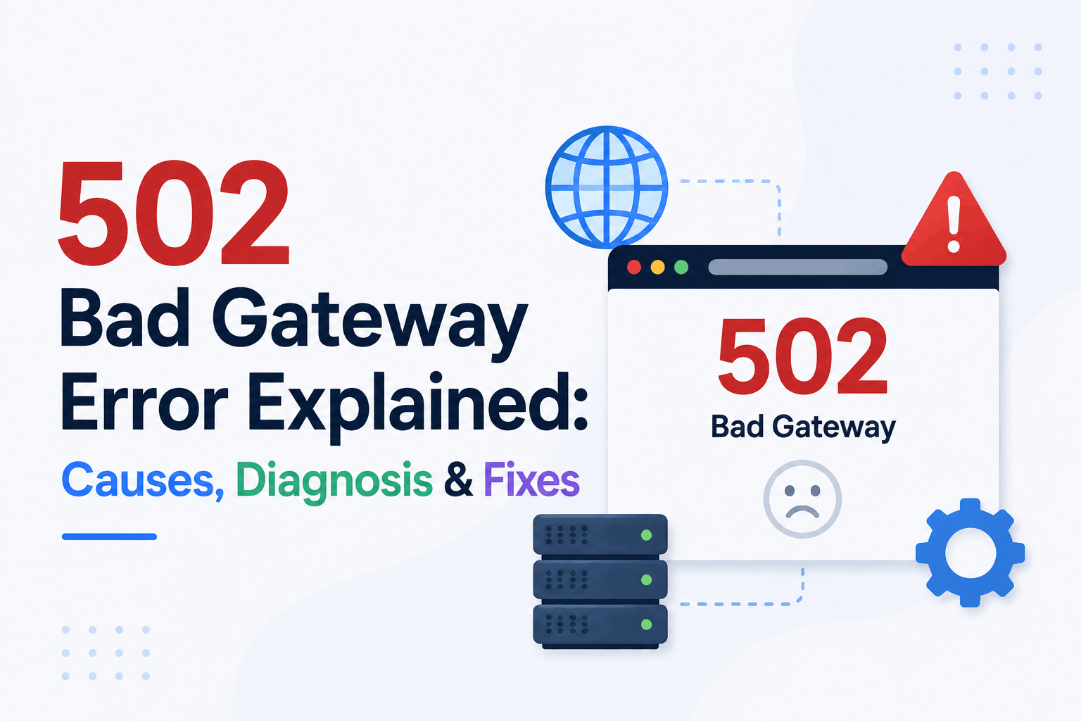 502 Bad Gateway error – What It Is & How to Fix It