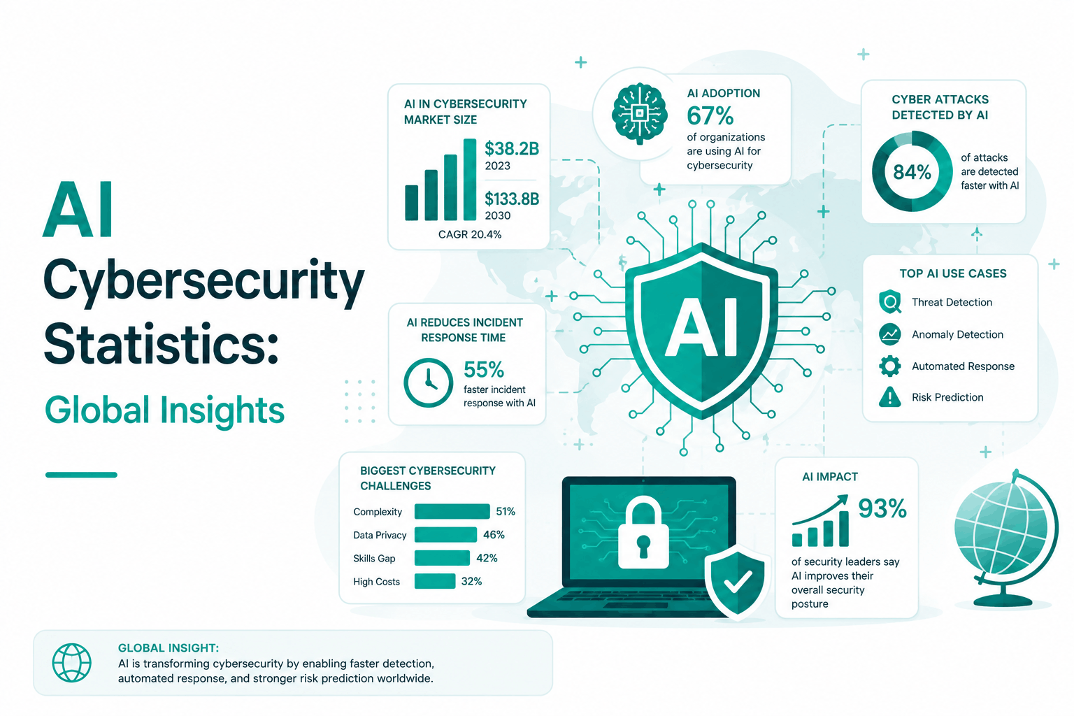 AI Cybersecurity Statistics in 2026: Global Insights