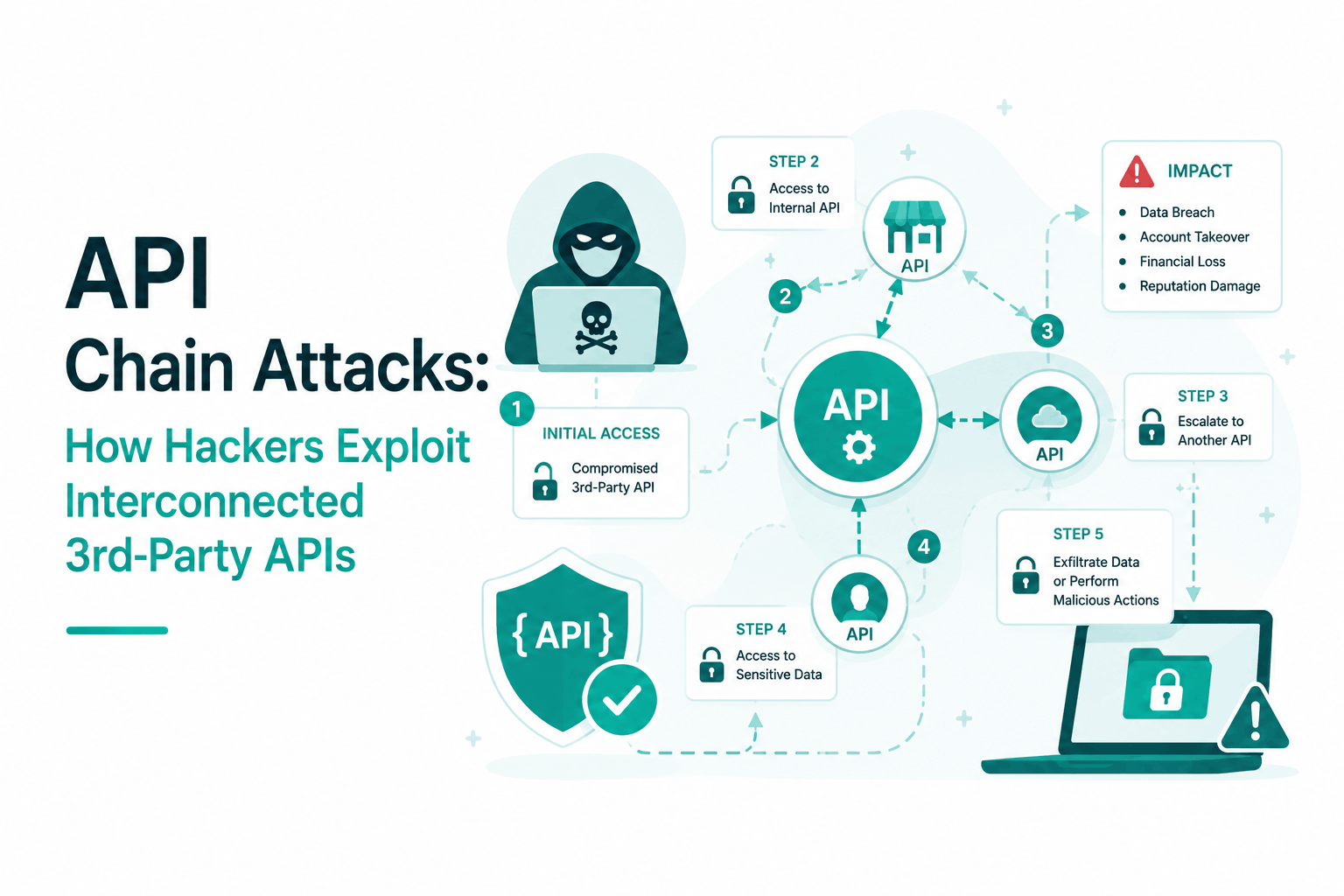 API Chain Attacks: How Hackers Exploit Interconnected 3rd-Party APIs