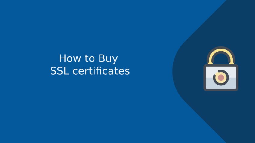 How to Buy SSL certificates?