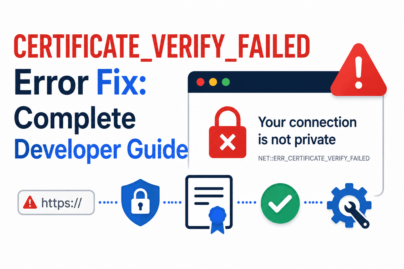 How to Fix the CERTIFICATE_VERIFY_FAILED Error: A Developer’s Diagnostic Guide