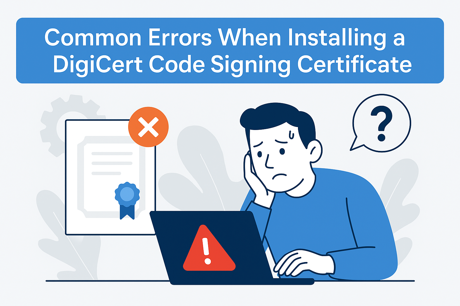 Common Errors When Installing a DigiCert Code Signing Certificate (And How to Fix Them)