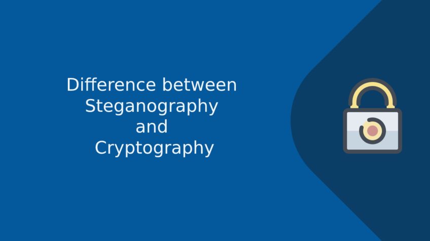 What is the Difference between Steganography and Cryptography?