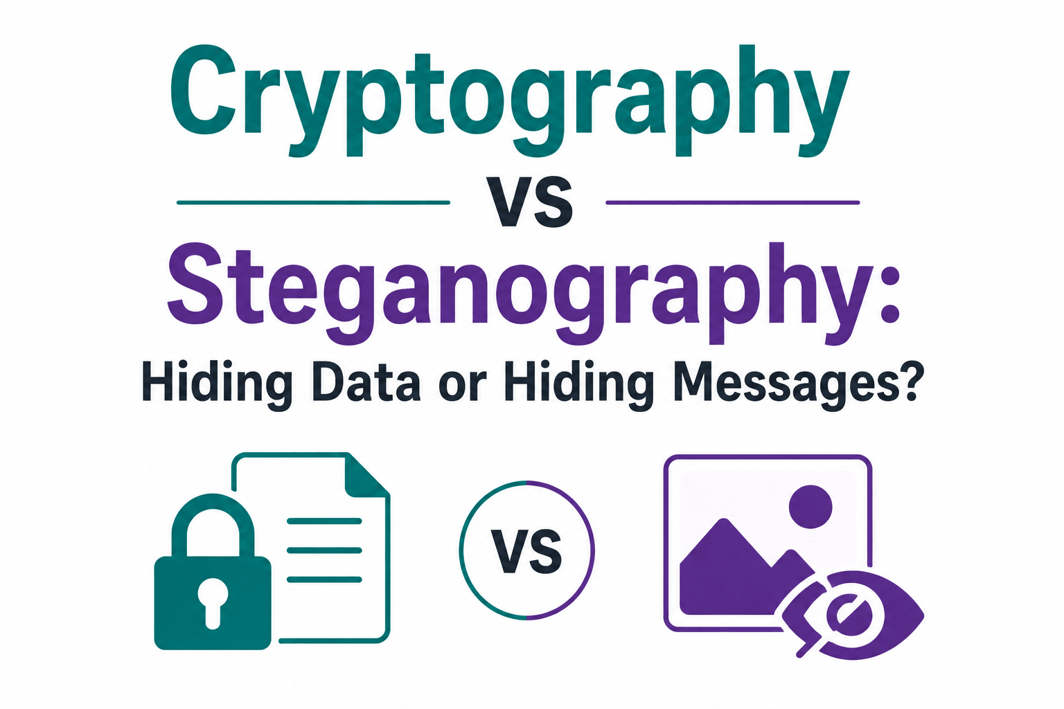 What Is the Difference Between Steganography and Cryptography?