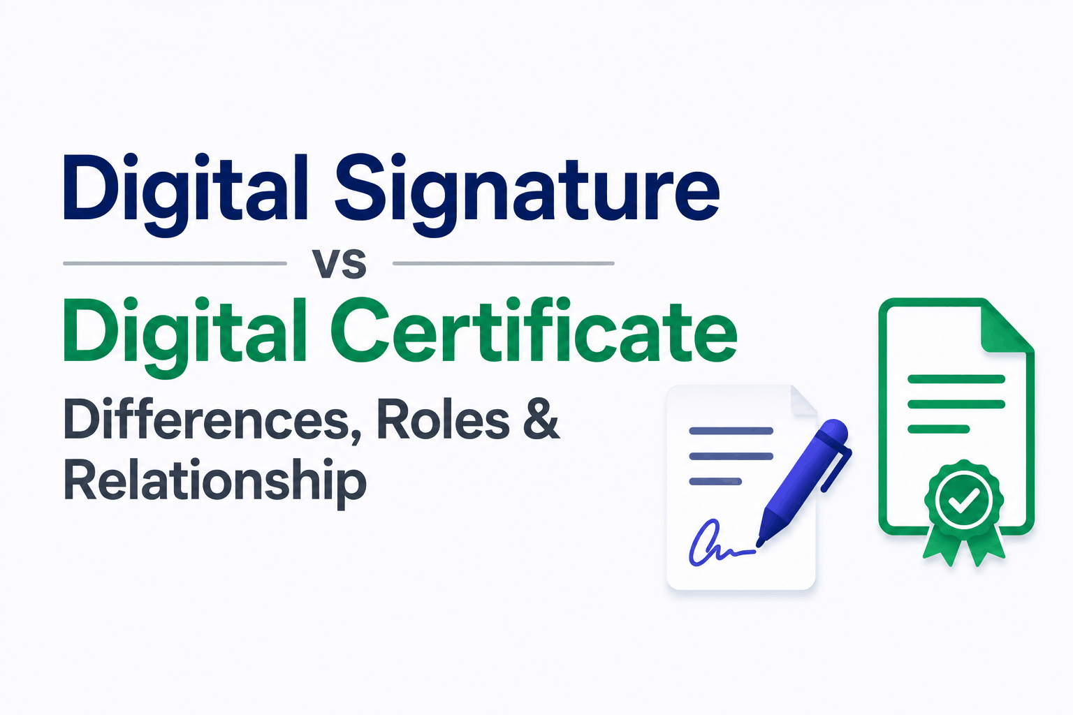 Digital Signature vs Digital Certificate: Understanding the Difference and the Relationship