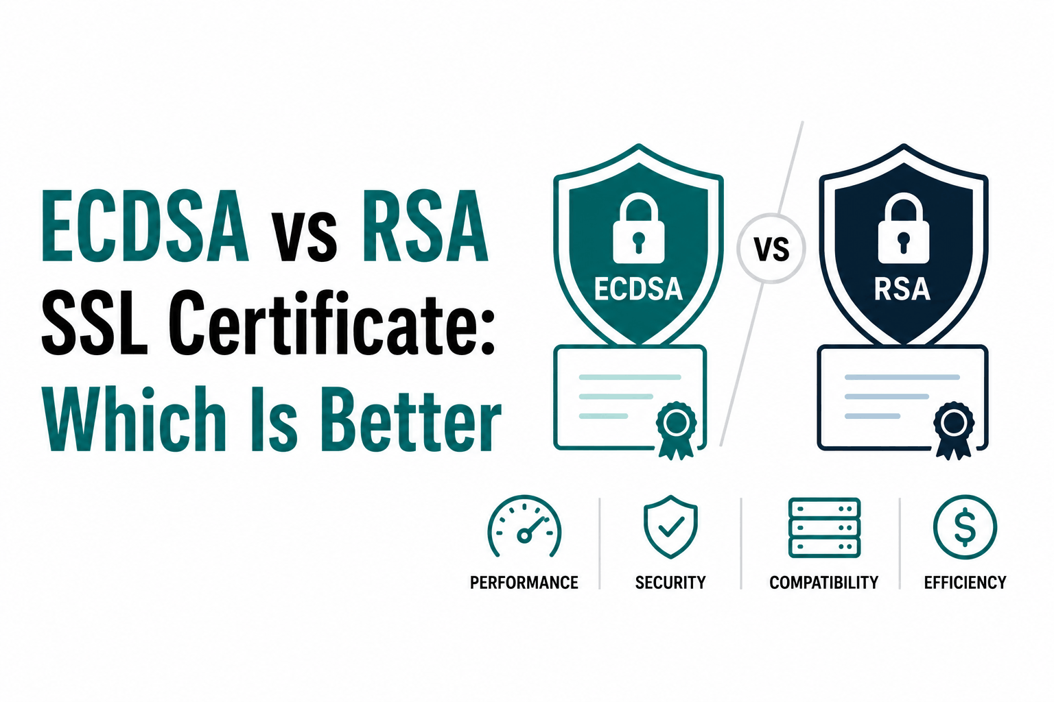 ECDSA vs RSA SSL Certificates in 2026: Which Should You Buy?