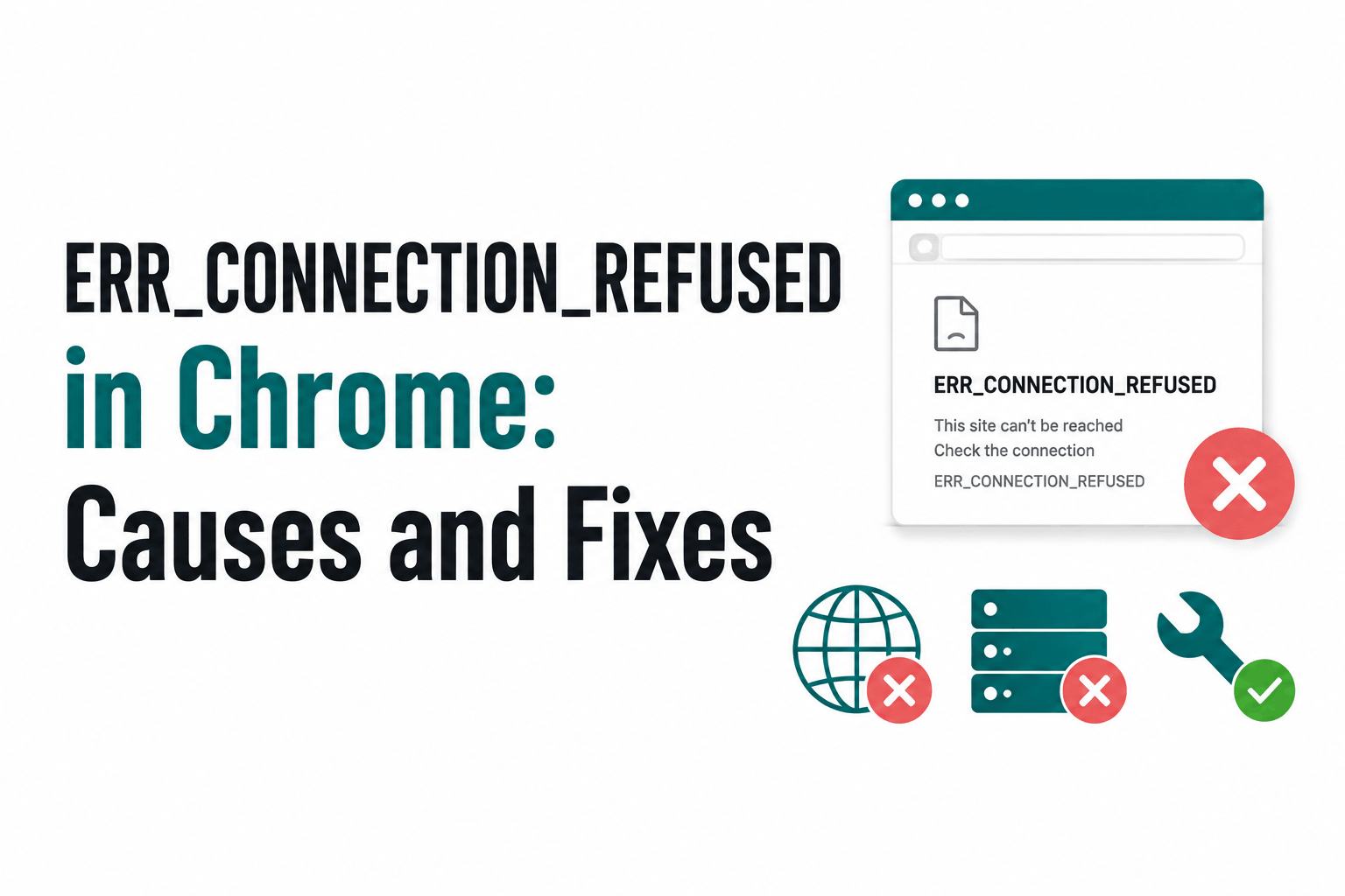 ERR_CONNECTION_REFUSED Fix: Restore Website Access in Chrome
