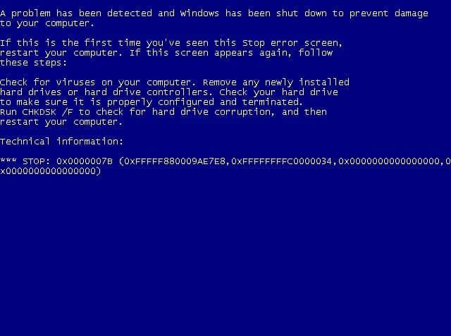 How to Fix Blue Screen of Death 0x0000007B?