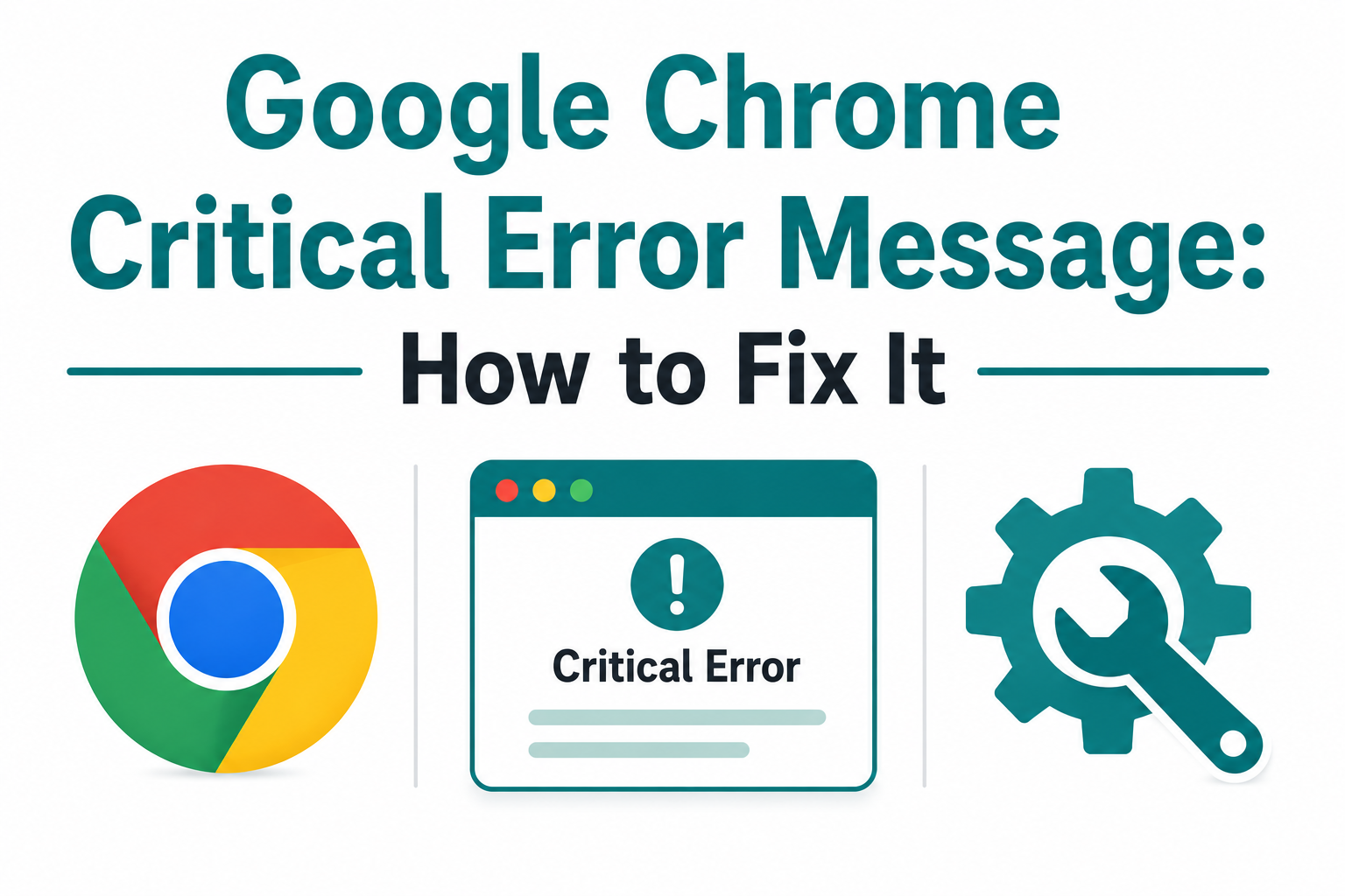 Google Chrome Critical Error: Causes and Fixes for 2026
