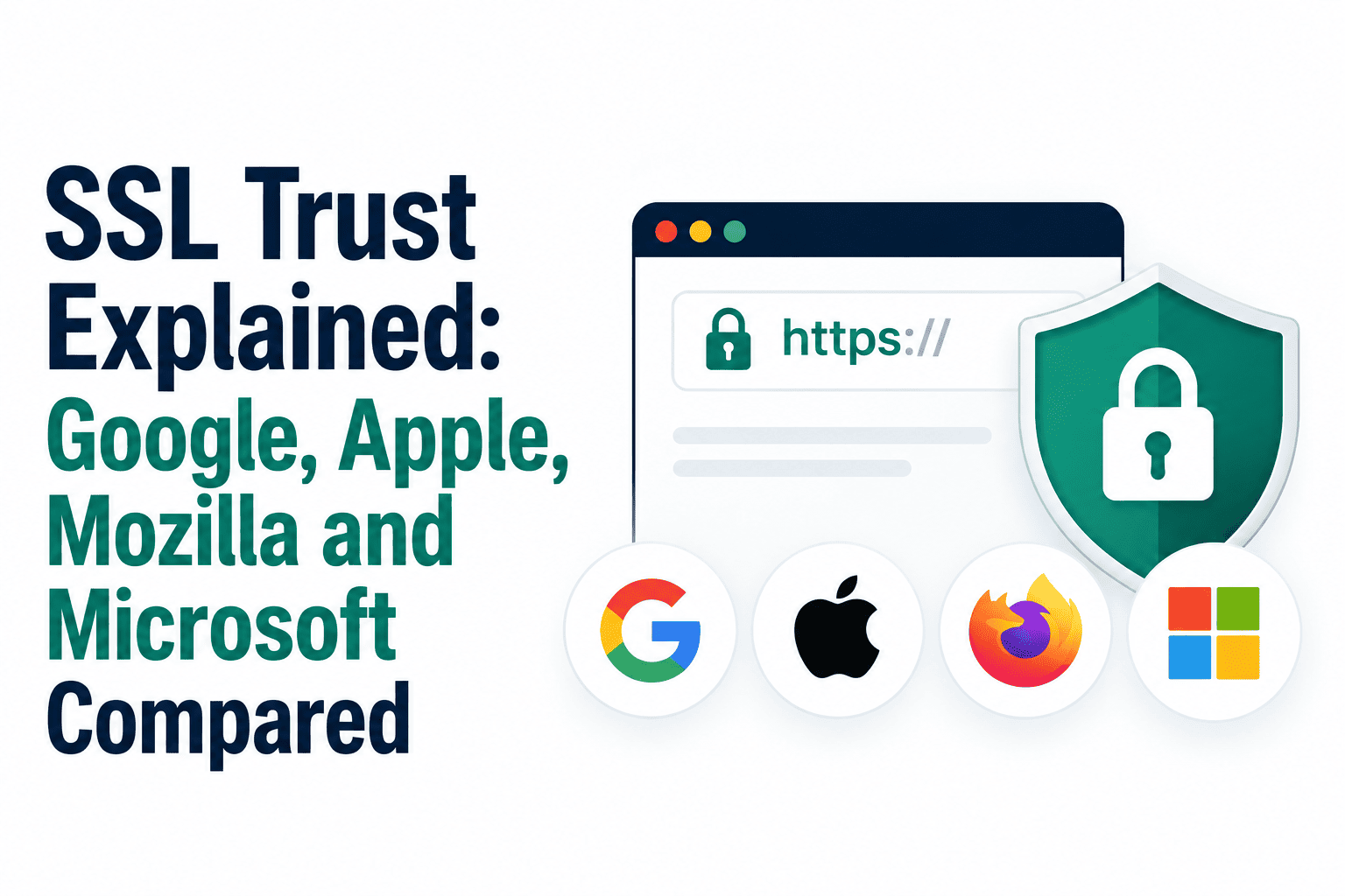 Browser SSL Trust: How Google, Apple, Mozilla and Microsoft Differ
