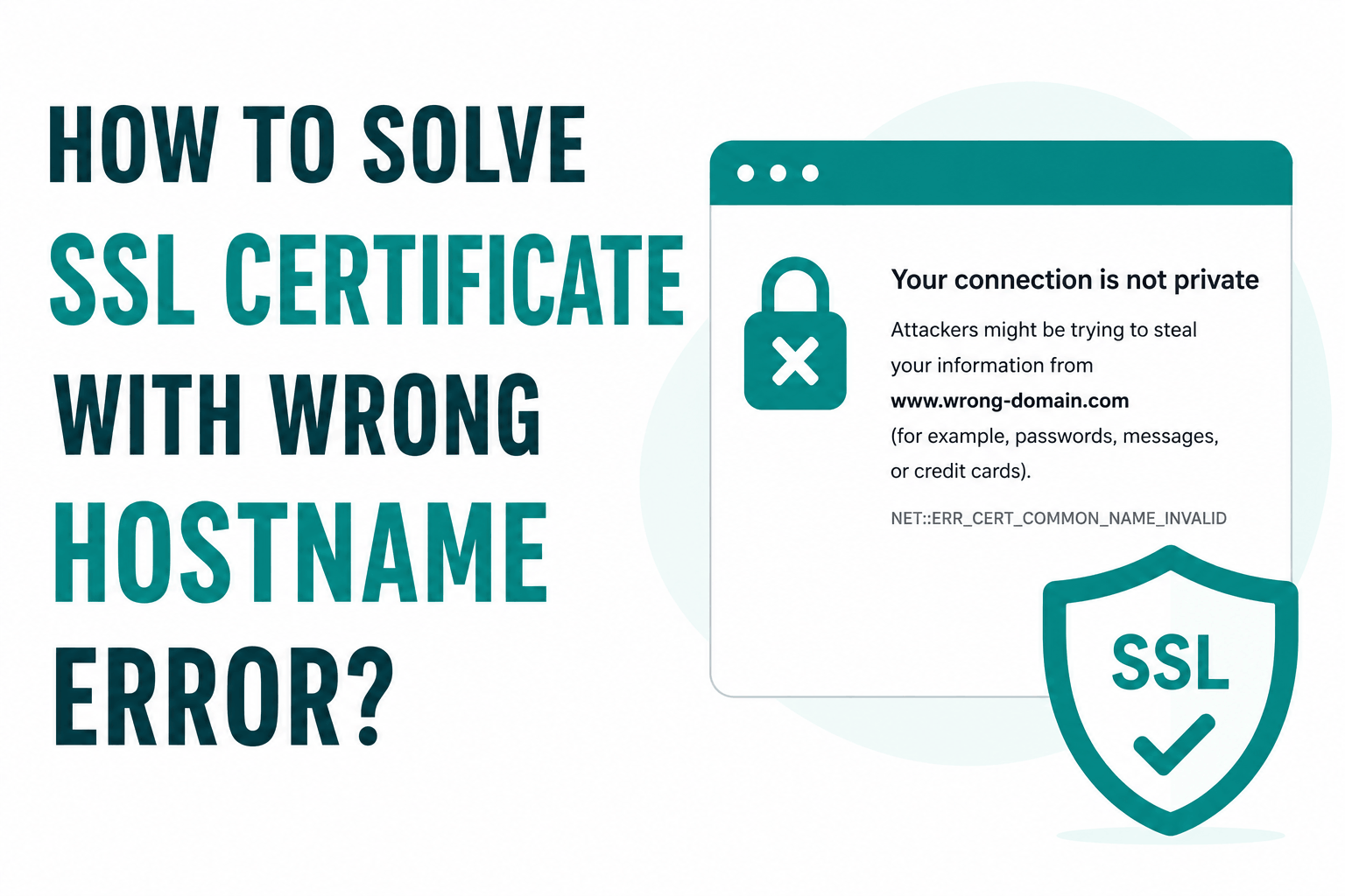 SSL Certificate Wrong Hostname Error: Causes, Signals & Solutions