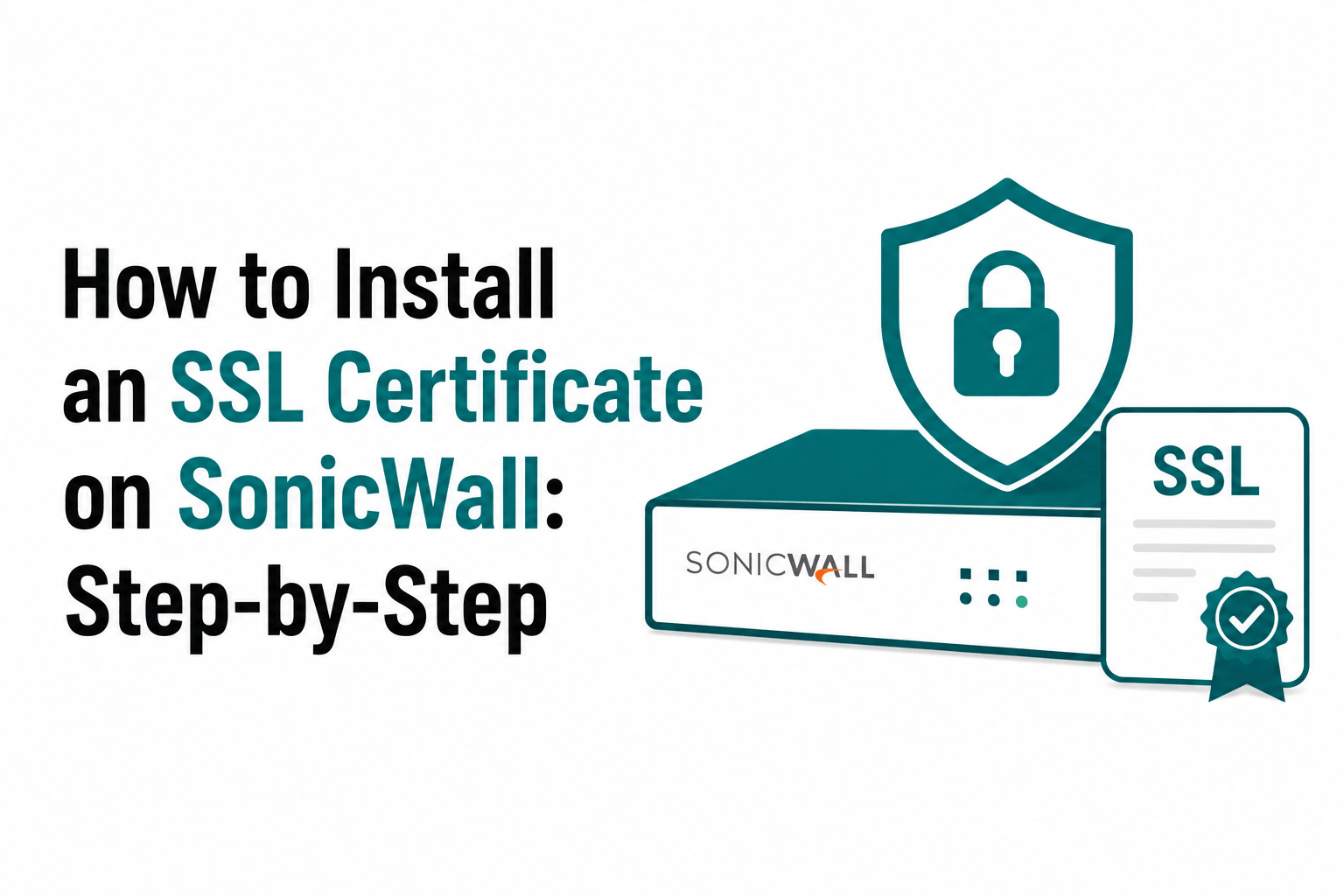 How to Install an SSL Certificate on SonicWall: Step-by-Step