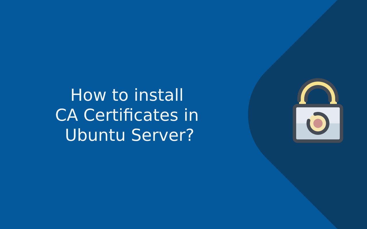 How to install CA (SSL) Certificates in Ubuntu Server?