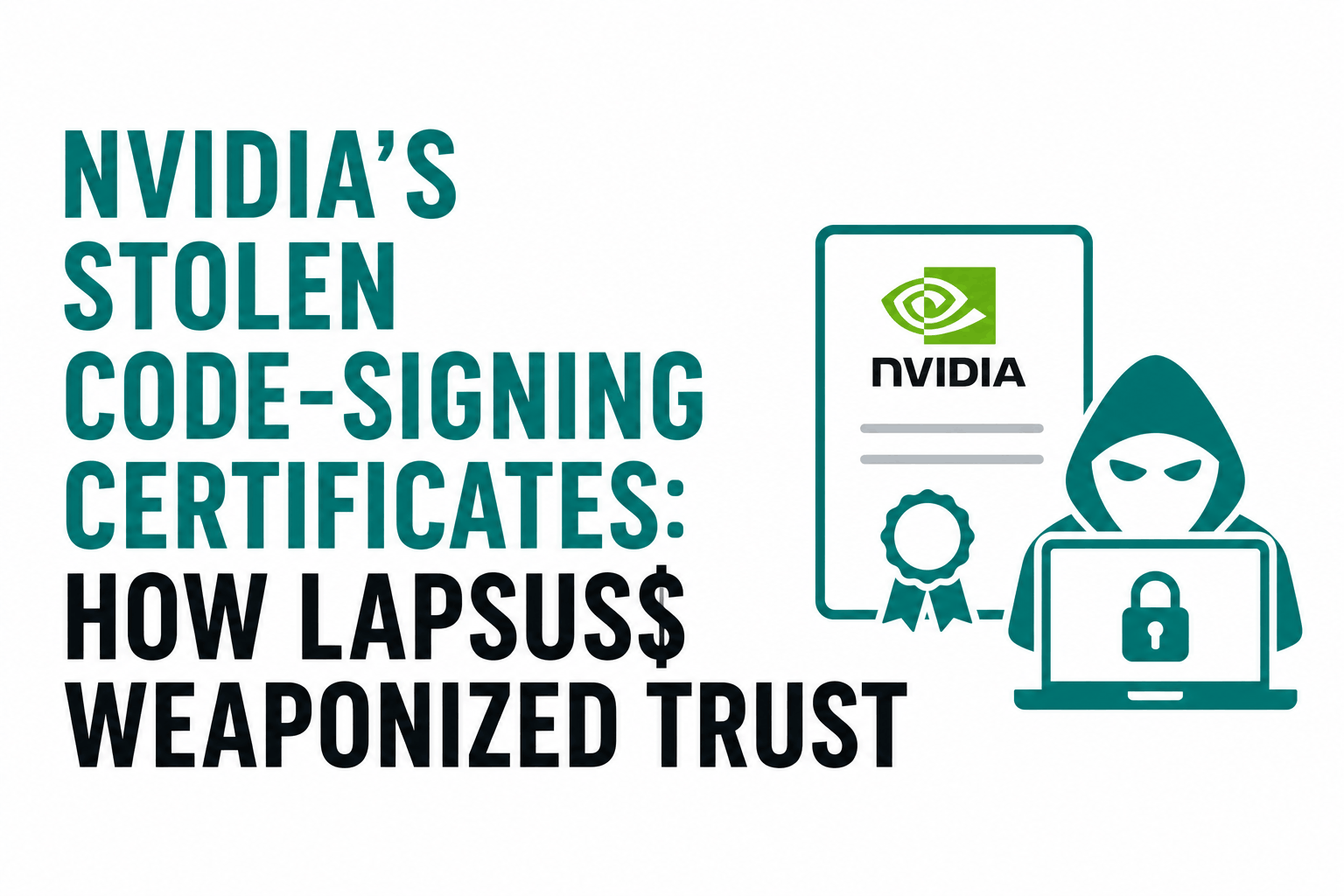 NVIDIA’s Stolen Code-Signing Certificates: How LAPSUS$ Weaponized Trust