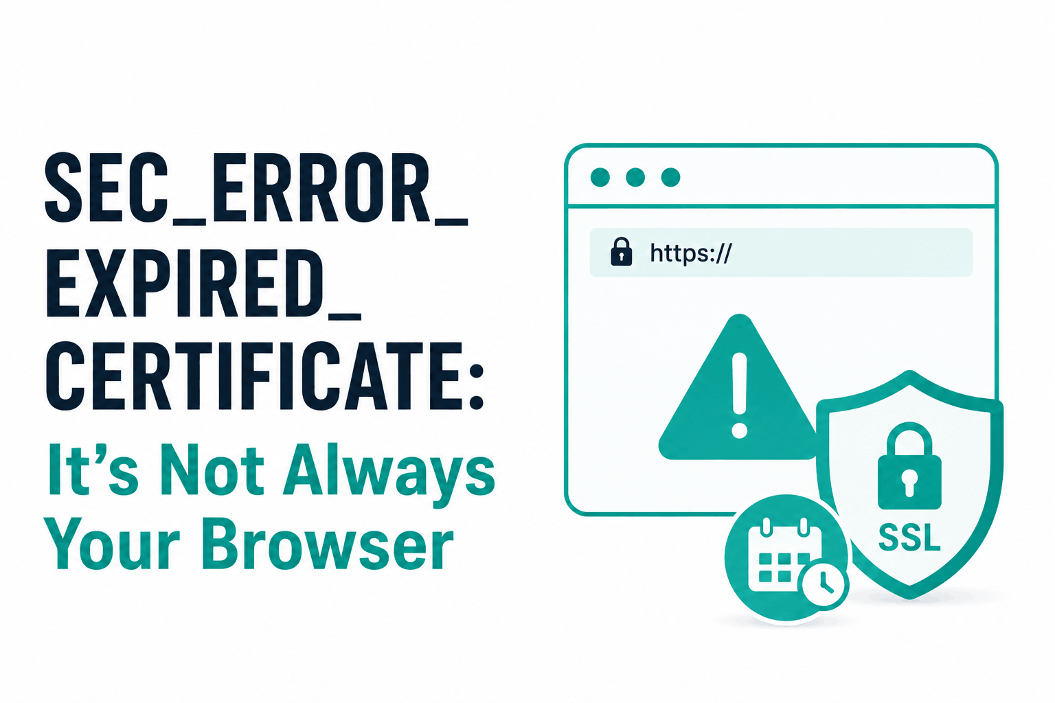 How to Fix SEC_ERROR_EXPIRED_CERTIFICATE in Firefox and Chrome