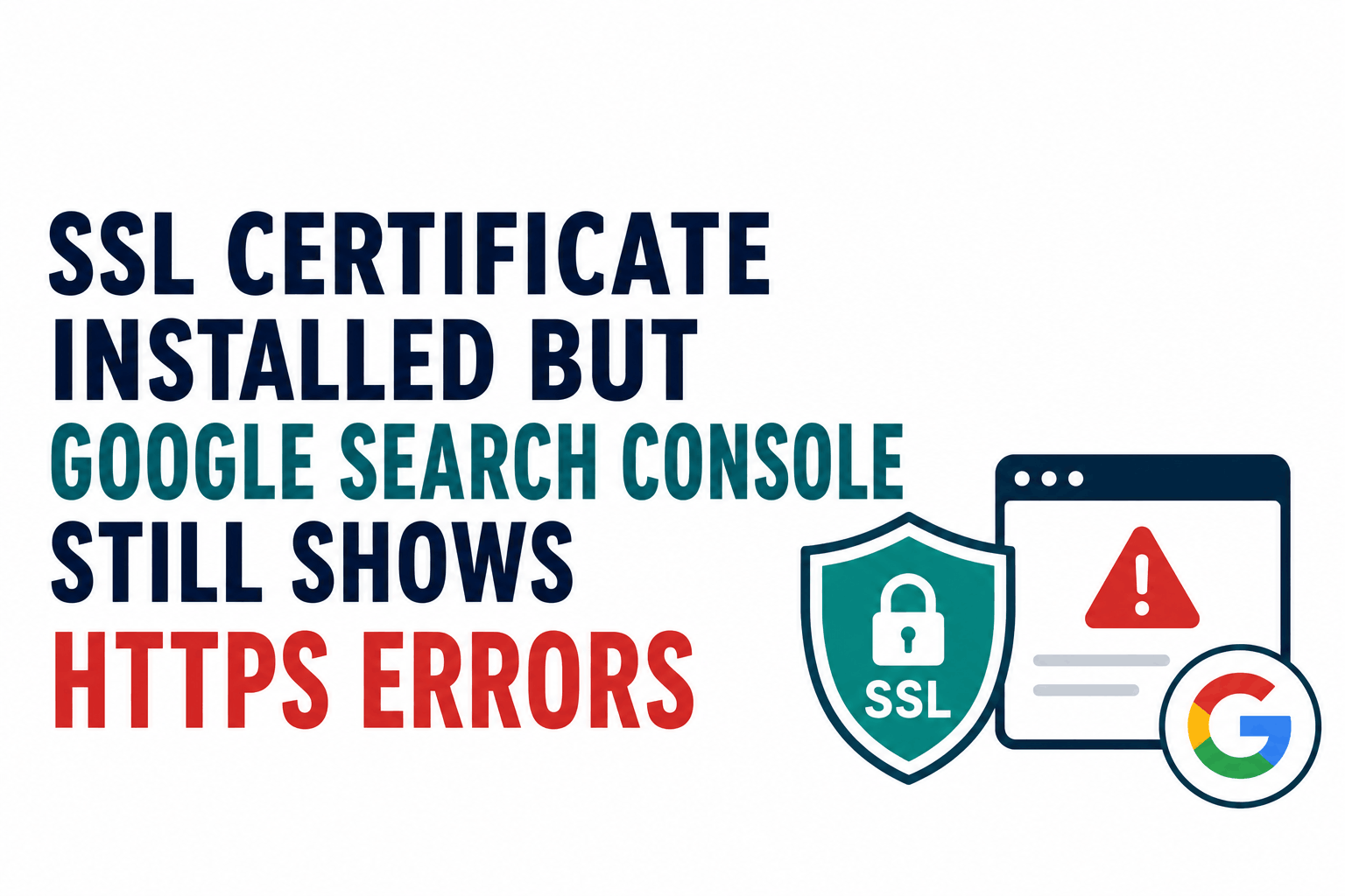 SSL Certificate Installed But Google Search Console Still Shows HTTPS Errors: The Fixes Nobody Mentions