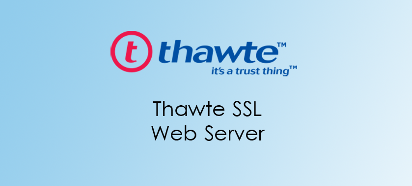 Thawte SSL Web Server