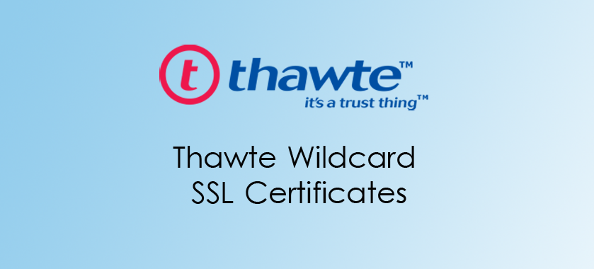 Thawte Wildcard SSL Certificates
