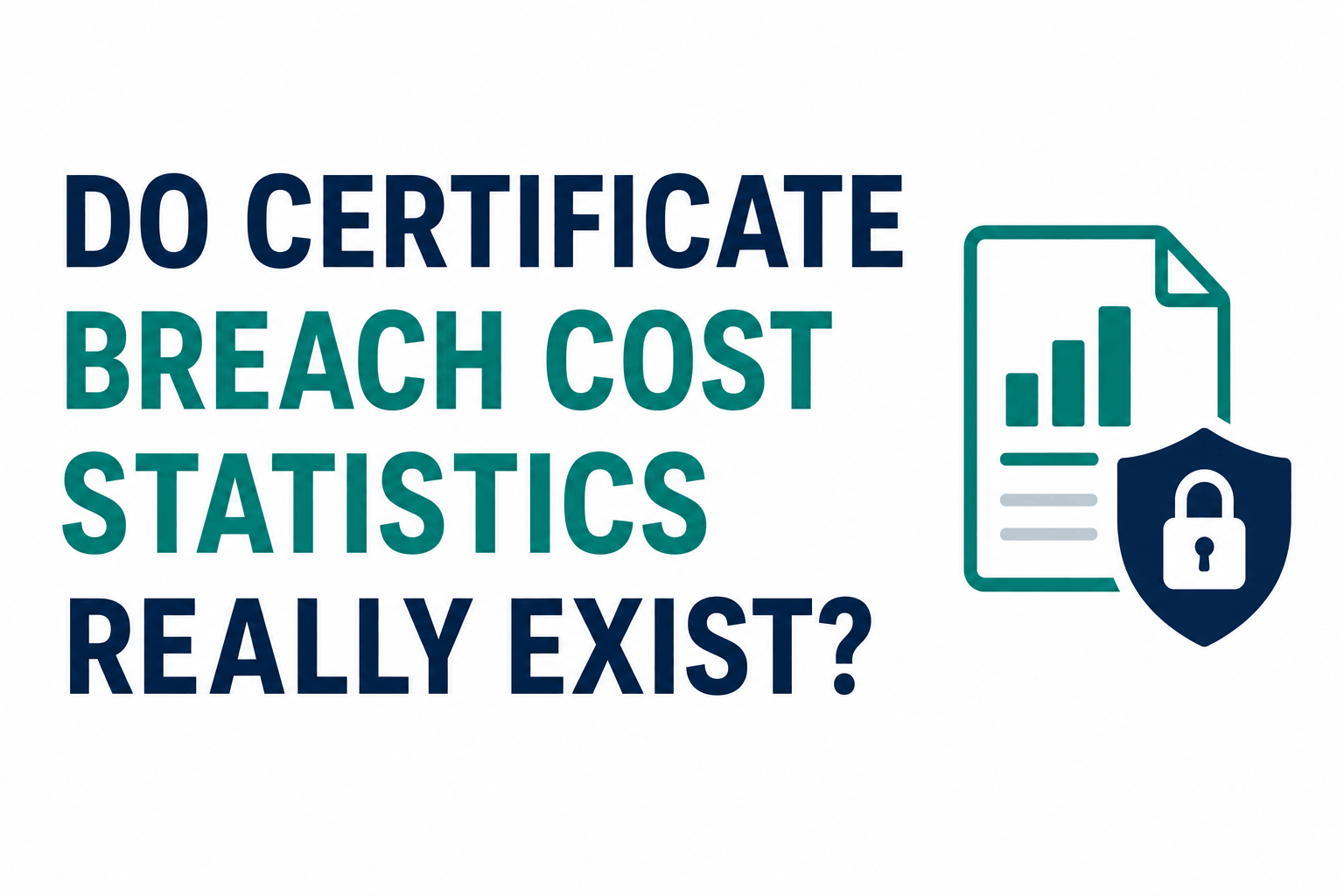 Does an Isolated Certificate/Encryption Breach Cost Statistic Actually Exist? An Honest Answer