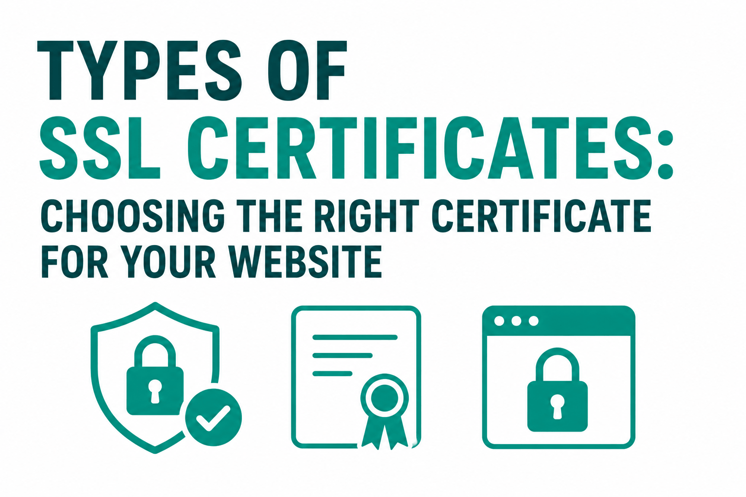 SSL Certificate Types Explained: DV, OV, EV, Wildcard & SAN