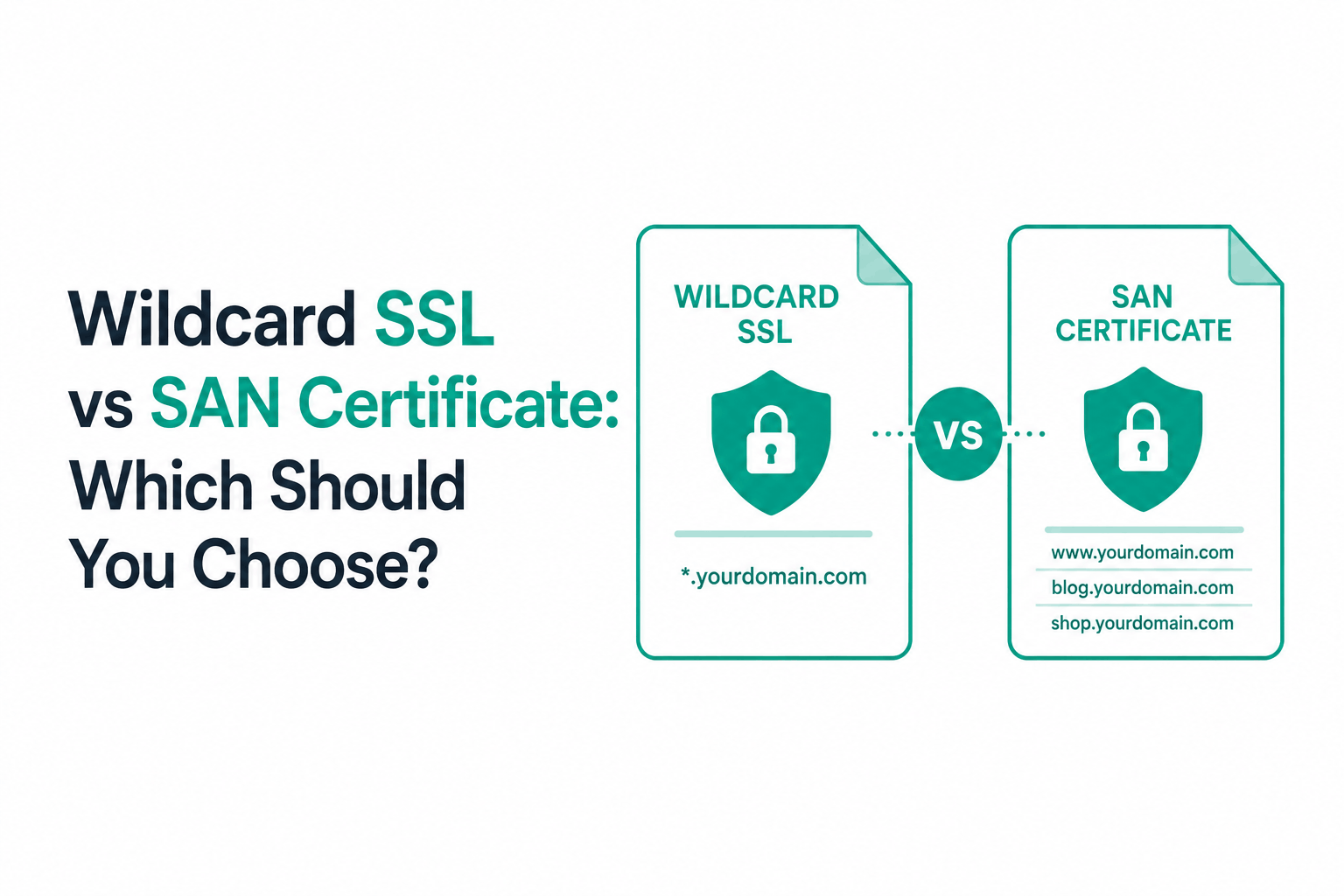 Wildcard SSL vs SAN Certificate: Which One Covers What You Actually Have