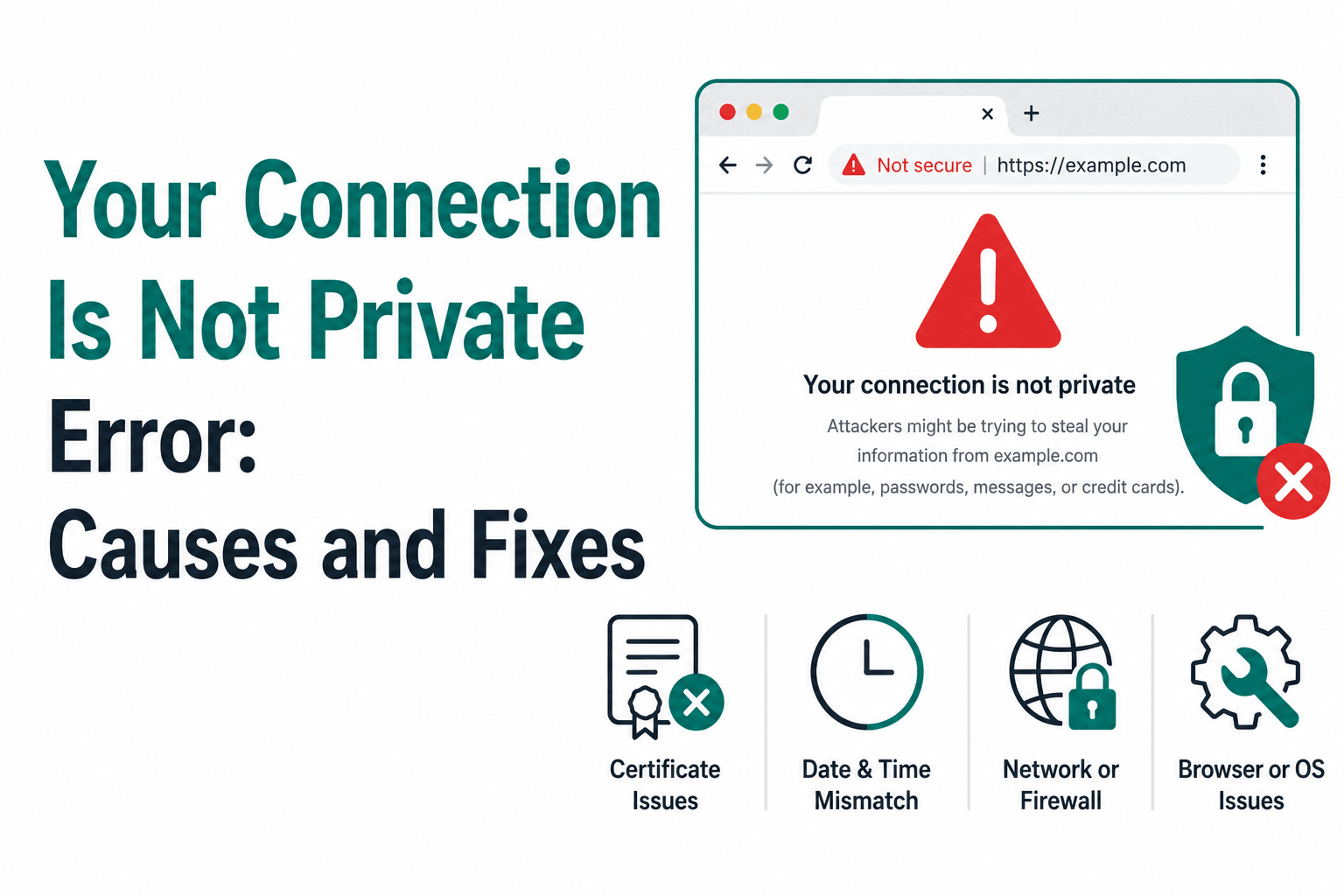 Your Connection Is Not Private: How to Fix It in 2026