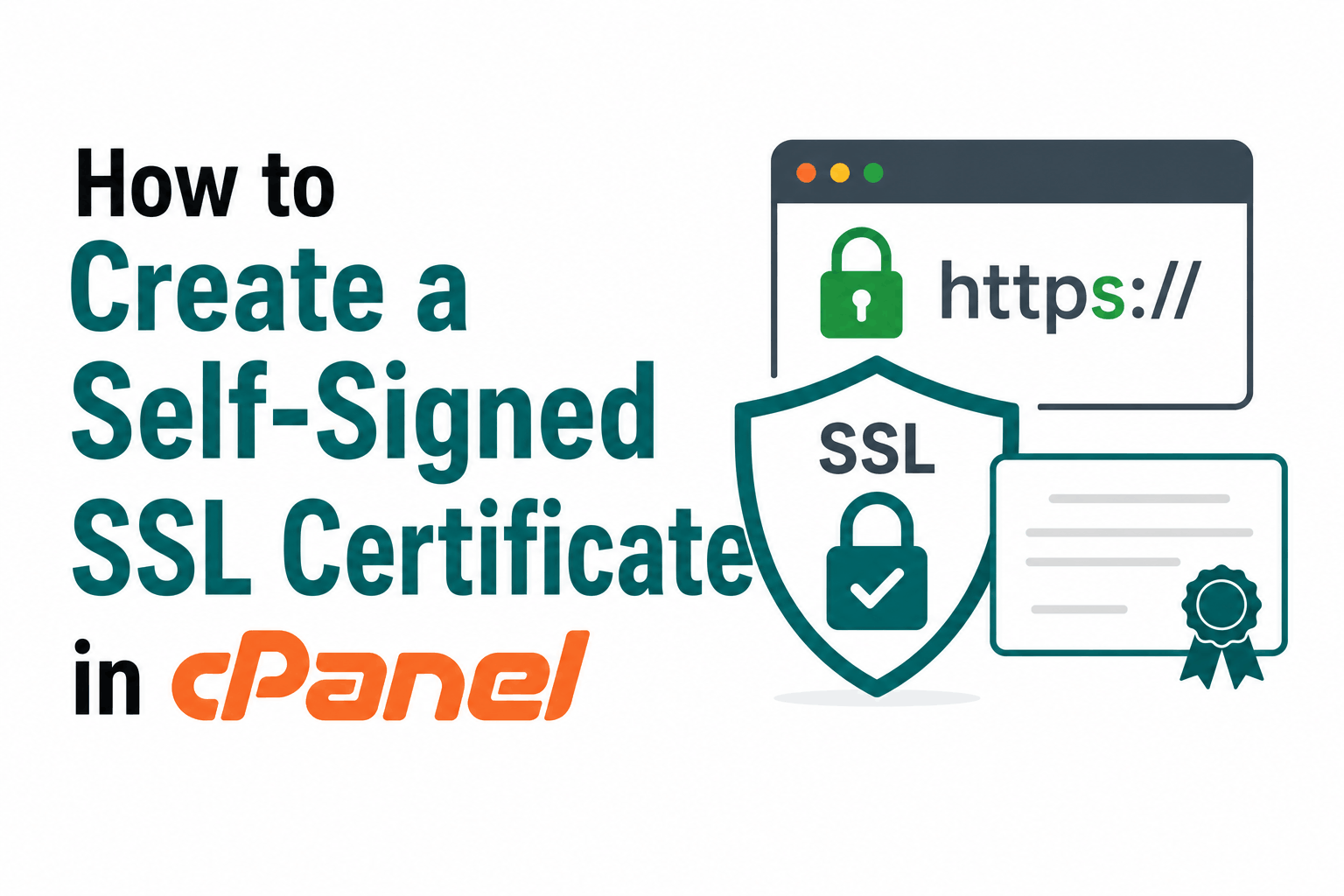cPanel Self-Signed SSL Certificate: Setup and Installation Guide