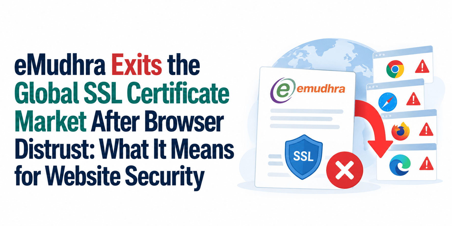 eMudhra Exits the Global SSL Certificate Market After Browser Distrust: What It Means for Website Security